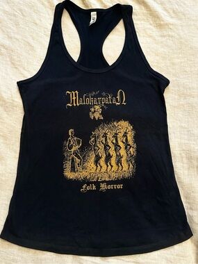 Malokarpatan Folk Horror women's racerback tank top